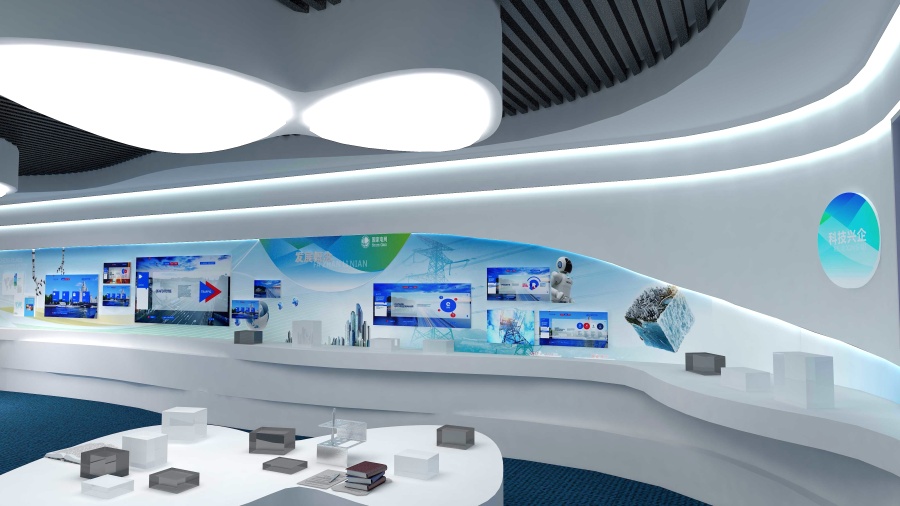 電力公司展廳設(shè)計(jì)|室內(nèi)設(shè)計(jì)|空間/建筑|陽雍 - 原創(chuàng)設(shè)計(jì)作品 